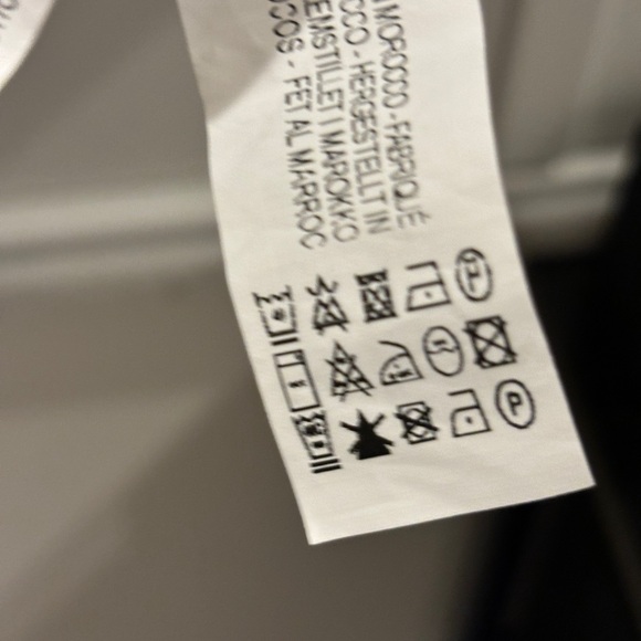 NWOT Zara Embroidered Eyelet Bomber Jacket Cropped Black Size Medium - Picture 11 of 14